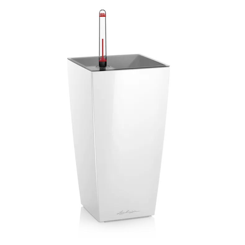 Вазон Lechuza 18050 MAXI-CUBI с гидросистемой Белый