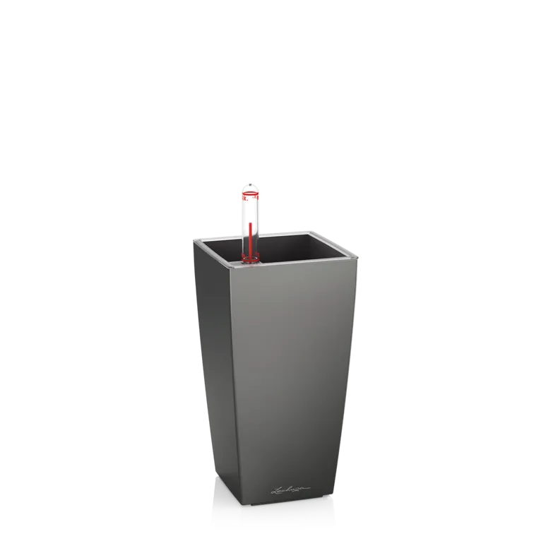 Вазон Lechuza 18123 MINI-CUBI Антрацит