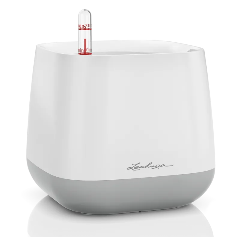 Вазон Lechuza 13862 Yula белый / серый