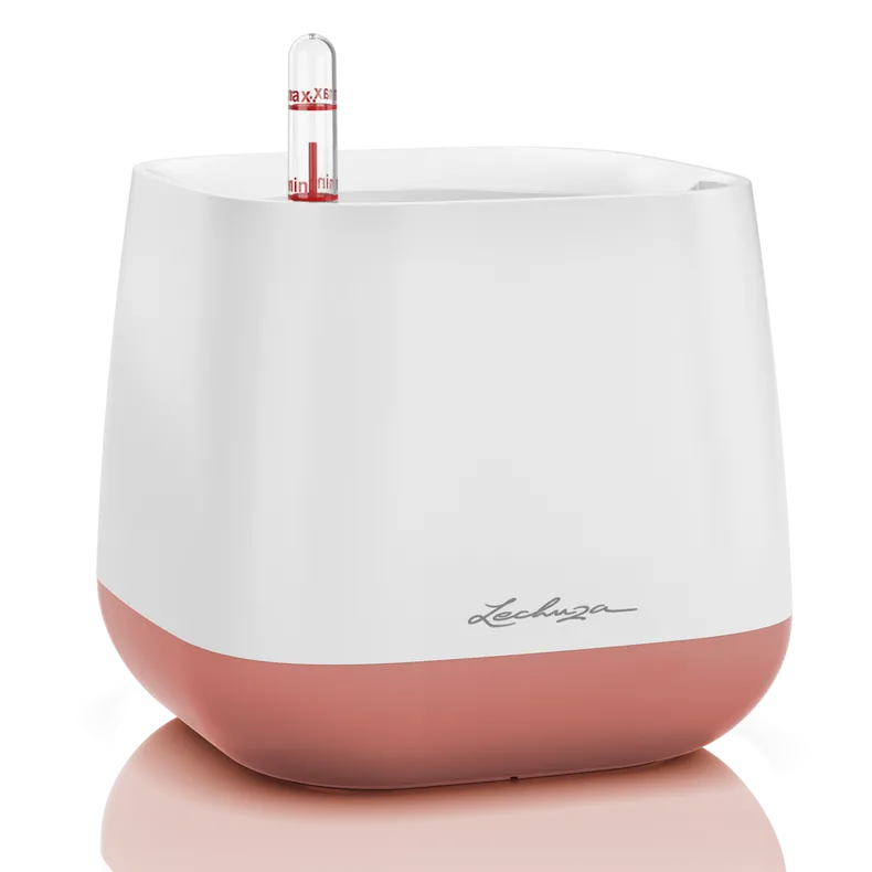 Вазон Lechuza 13892 Yula белый / ярко-розовый