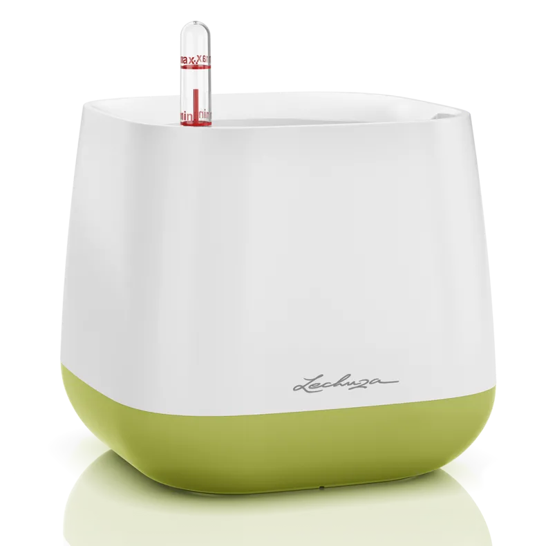 Вазон Lechuza 13872 Yula белый / фисташковый