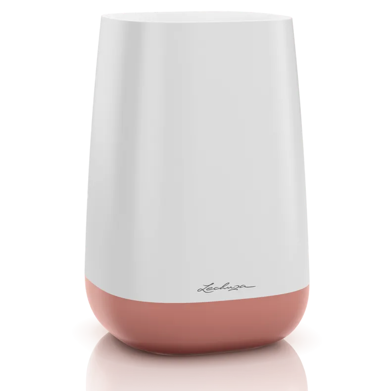 Вазон Lechuza 13893 YULA Flower белый / ярко-розовый