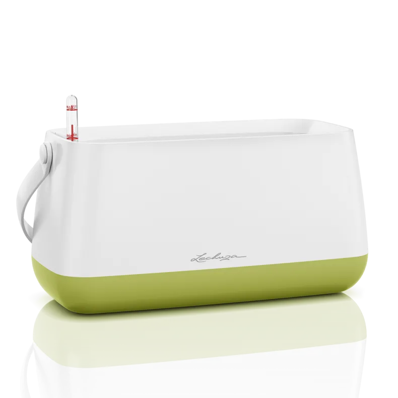 Корзина для растений Lechuza 13871 Yula белый / фисташковый