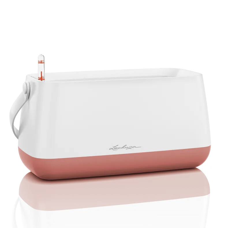 Корзина для растений Lechuza 13891 Yula белый / ярко-розовый