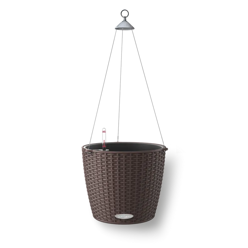 Вазон Lechuza 15195 Cottage NIDO 27 Мокко