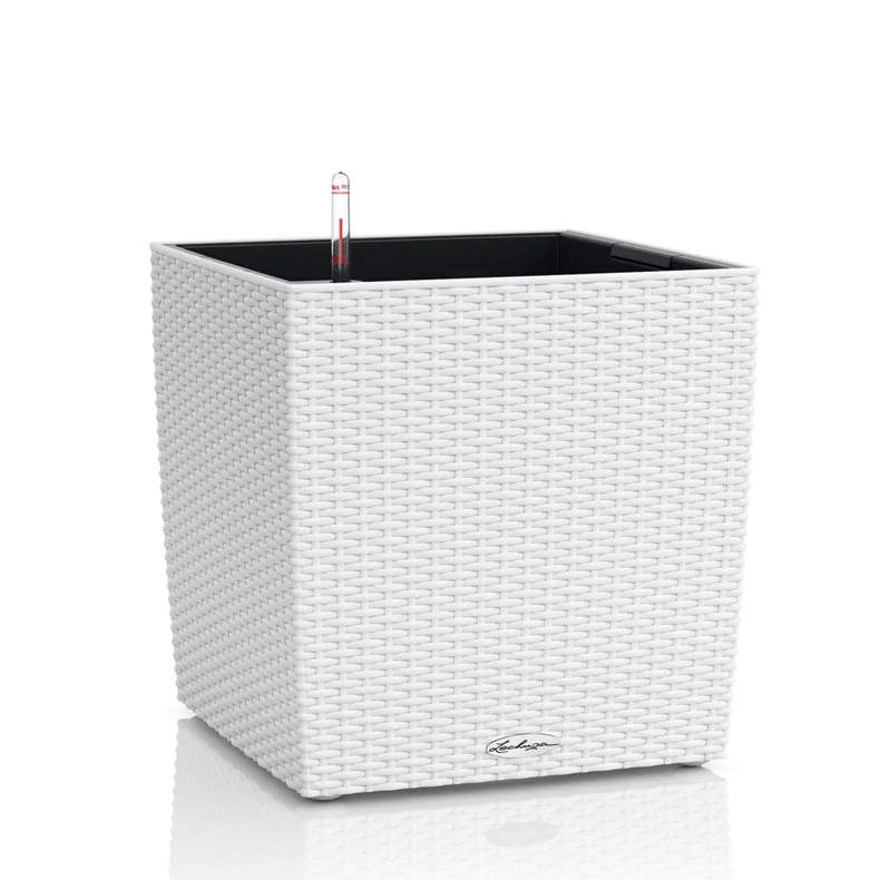 Вазон Lechuza 15376 Cottage CUBE 30 Белый