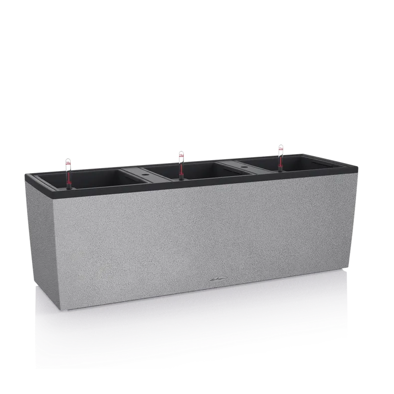 Вазон Lechuza 15045 TRIO Stone 30 серый