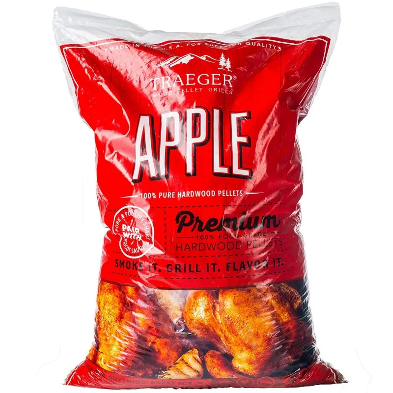 Пеллеты TRAEGER Яблоко 9 кг