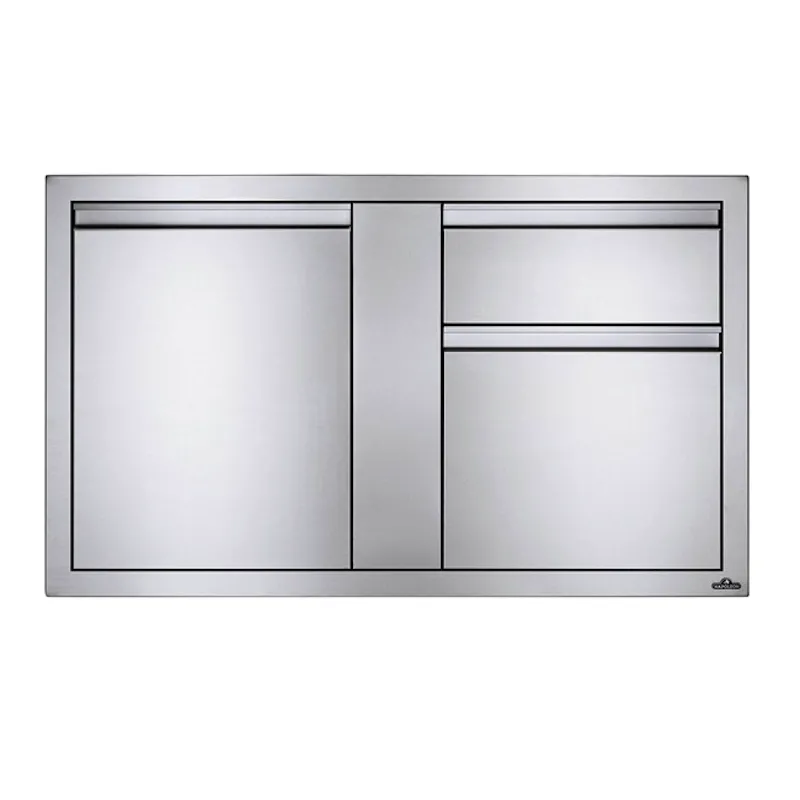 Встраиваемая тумба с 2-мя выдвижными ящиками и дверью Napoleon, большая 107 х 61 см