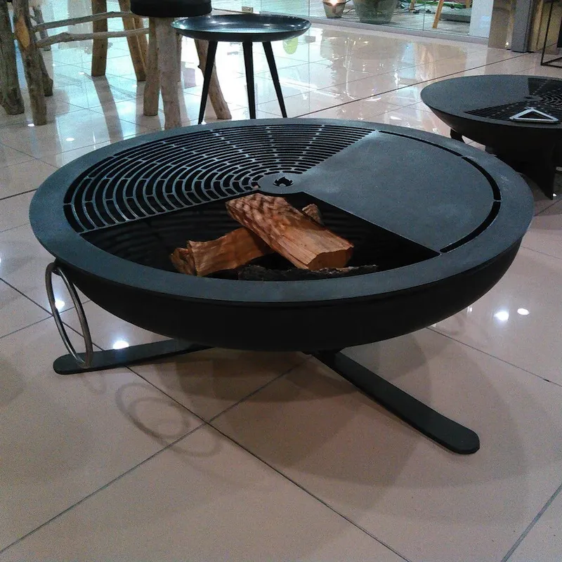 Садовый гриль-мангал Dr. Fire с плитой гриль 103 см