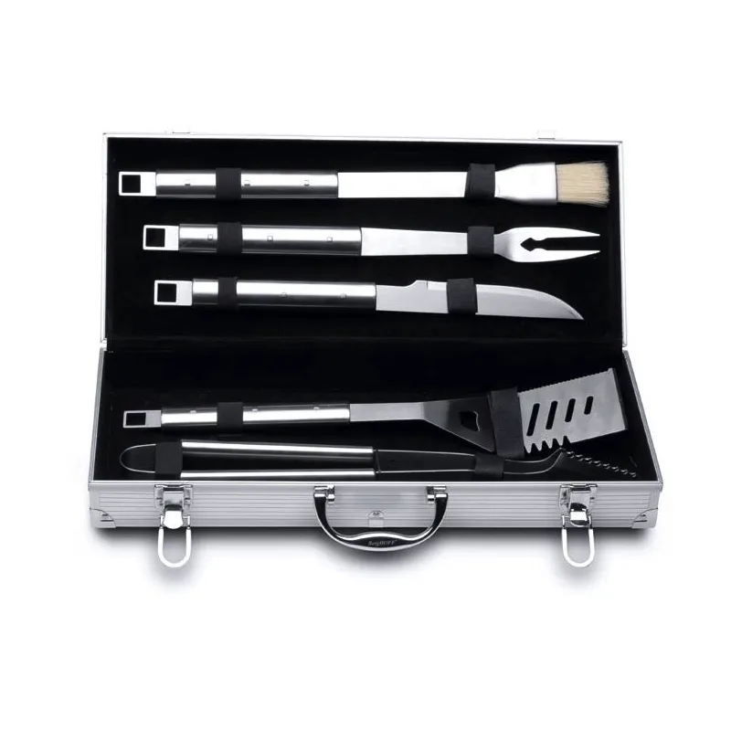 Набор для барбекю Berghoff Cubo в алюминиевом кейсе, 6 пр.