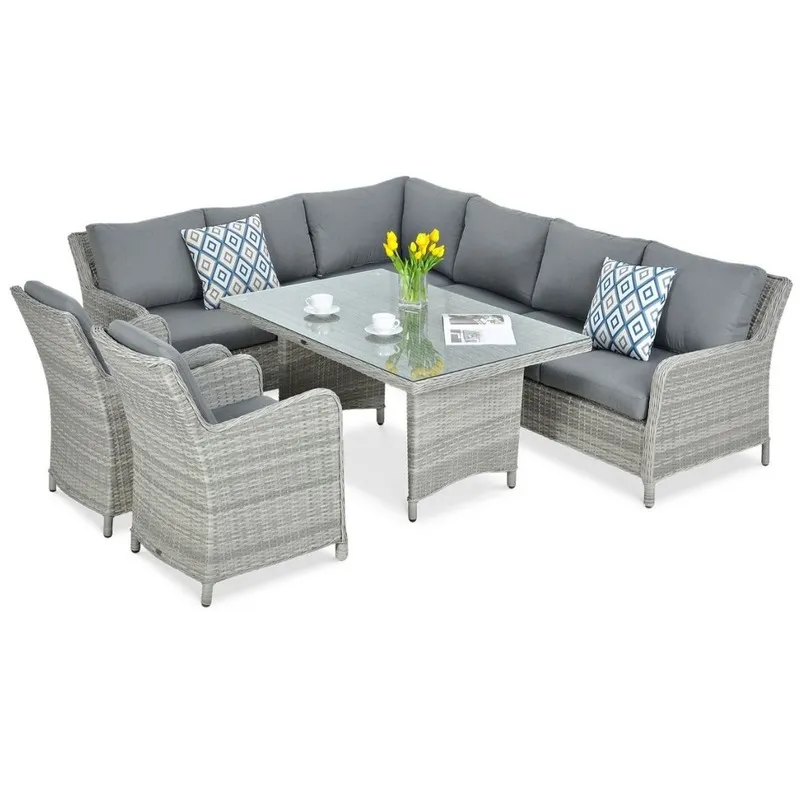 Обеденный комплект Maryland Stone grey