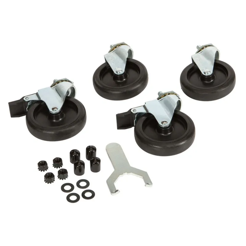 Набор из 4-х роликов для гнезда с 2-мя фиксаторами Big Green Egg M, S