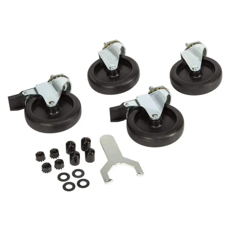 Набор из 4-х роликов для гнезда с 2-мя фиксаторами Big Green Egg XL, L