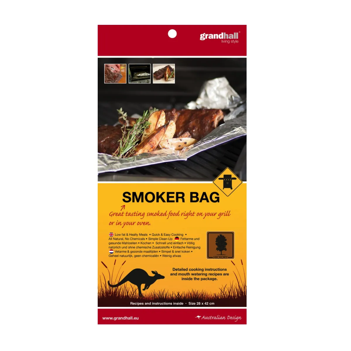 Пакет для копчения GrandHall с ароматом гикори