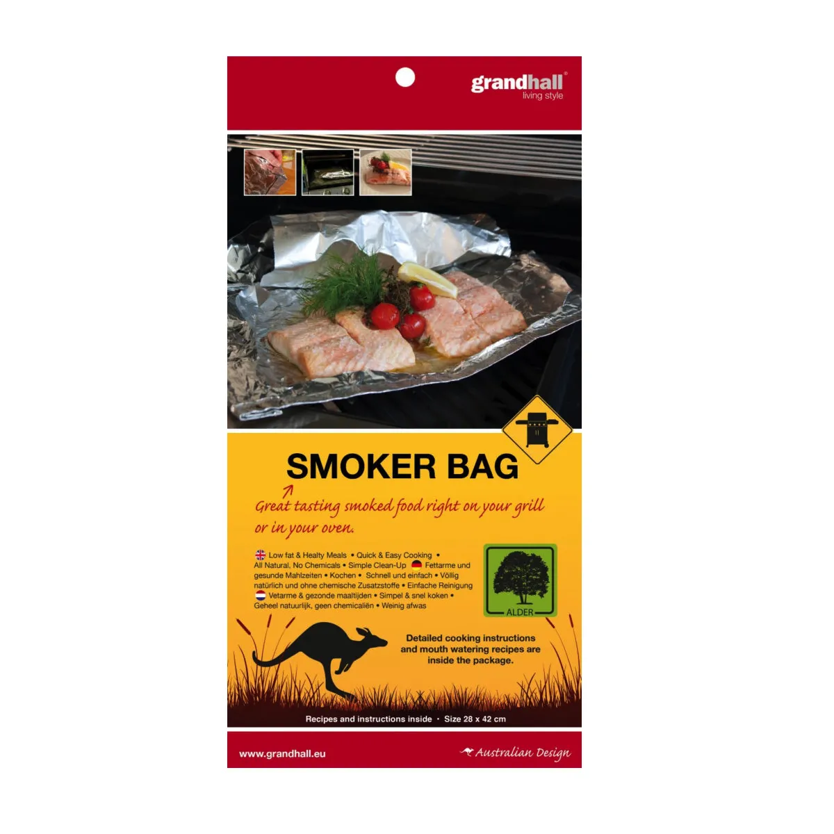 Пакет для копчения GrandHall с ароматом ольхи