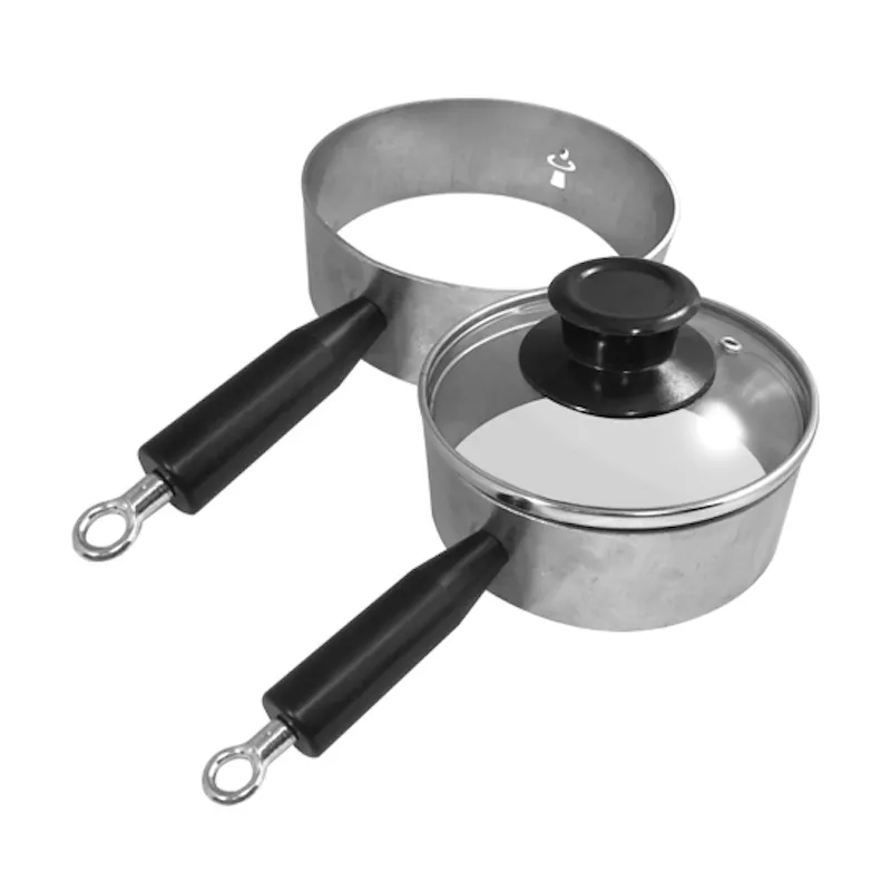 Барбекю кастрюлька без дна с крышкой Remundi, 14 см