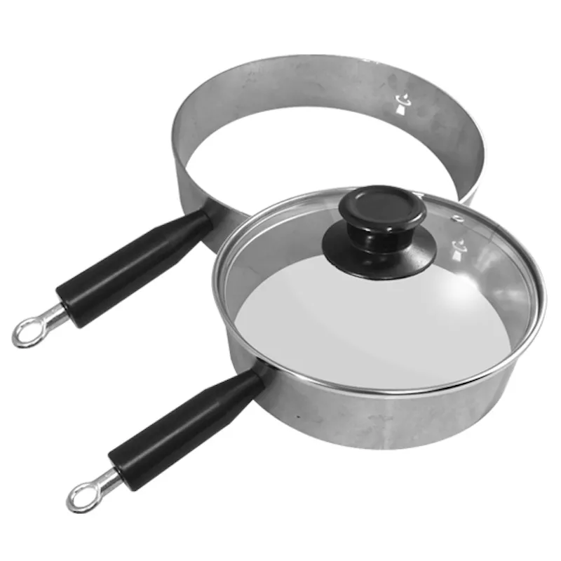 Барбекю кастрюлька без дна с крышкой Remundi, 20 см