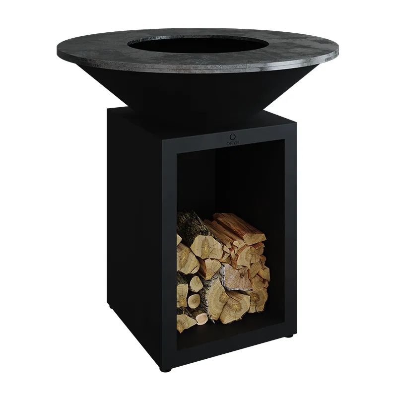 Гриль на дровах OFYR Classic Storage Black 100