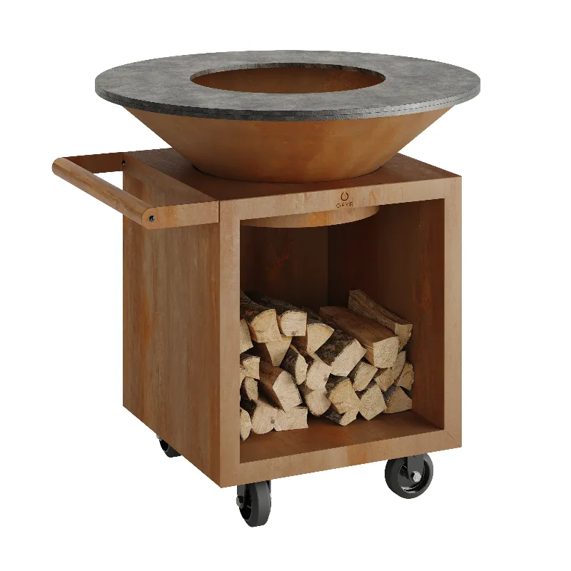 Гриль на дровах OFYR Classic Storage Corten 100 PRO