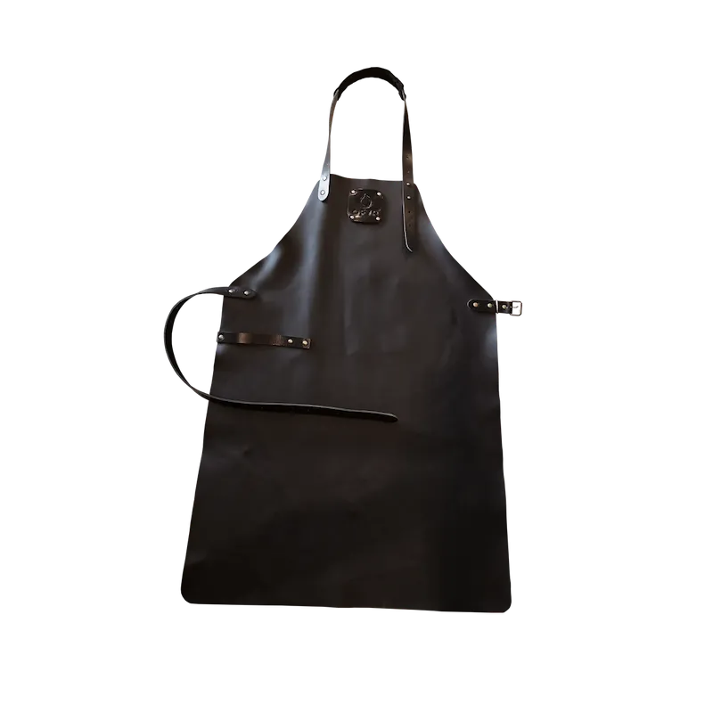 Кожаный фартук для гриля Ofyr, черный