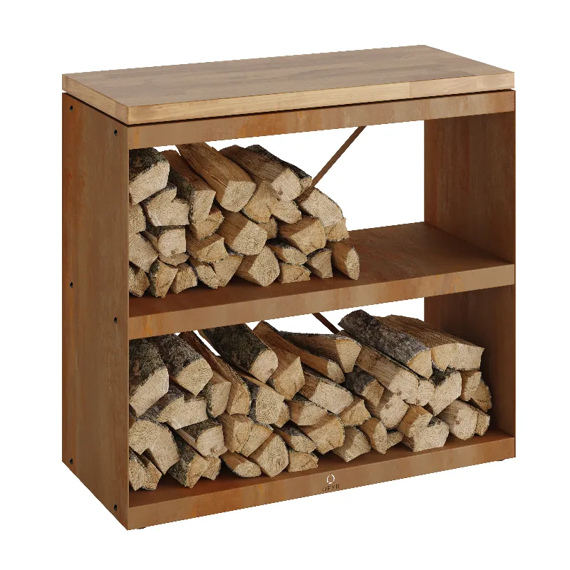 Дровница Ofyr Wood Storage Corten Dressoir