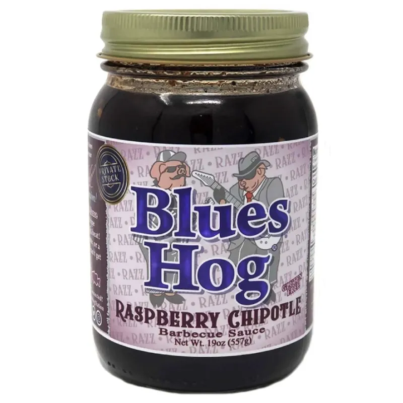 Американский крафтовый соус для барбекю Raspberry Chipotle Blues Hog