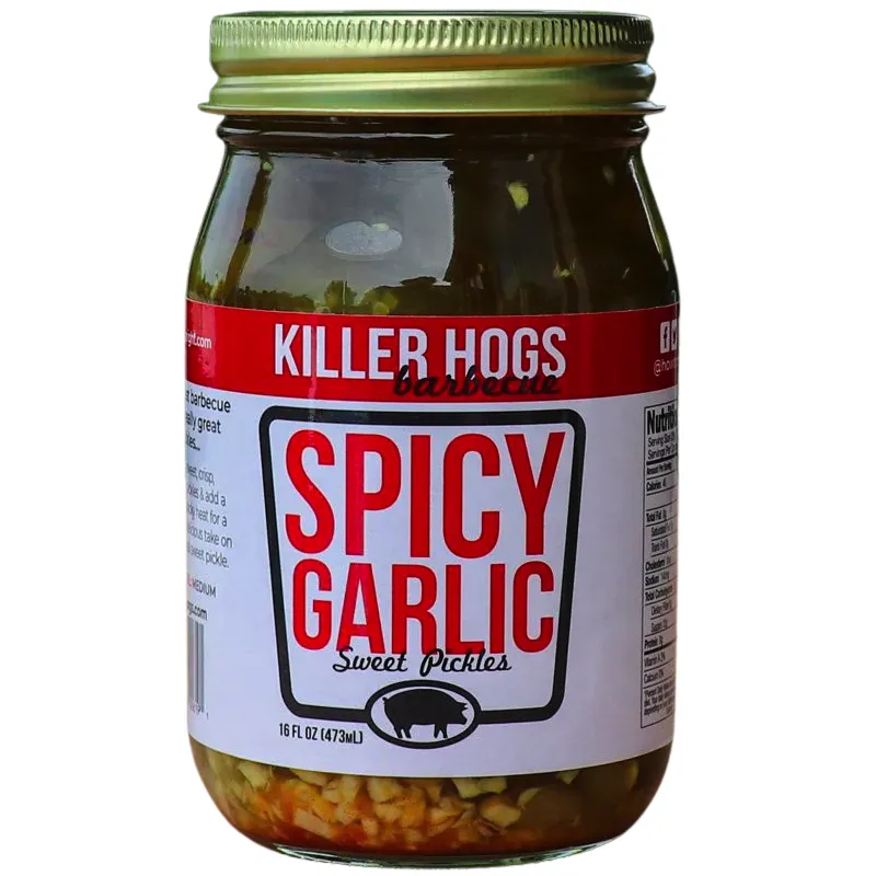 Маринованные огурцы Spicy Garlic Killer Hogs