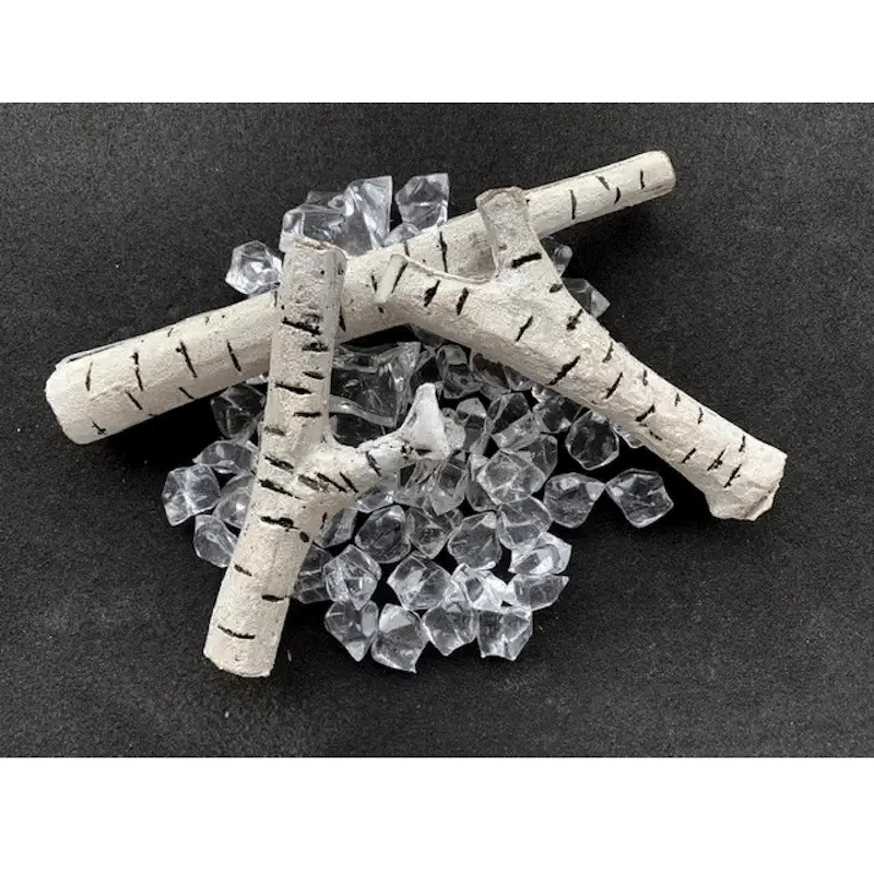 Набор декора для камина 32/38 Napoleon (березовые ветки и кристаллы)