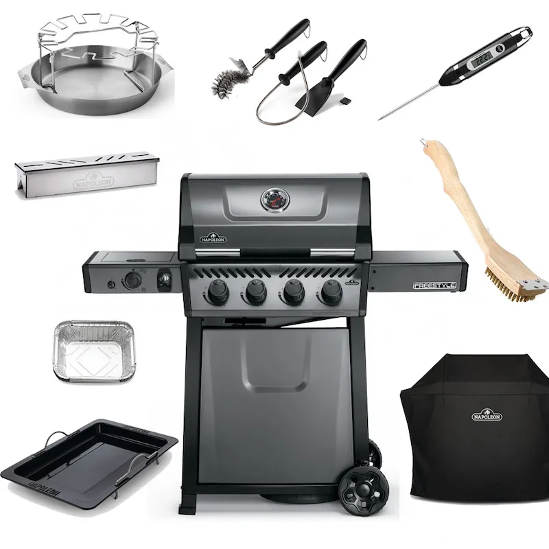 Газовый гриль Napoleon Freestyle 425 SIBPGT в комплекте