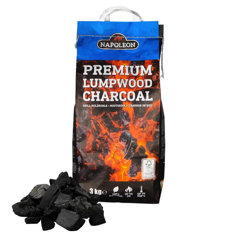 Древесный уголь ресторанной фракции Napoleon Blackstone, 3 кг