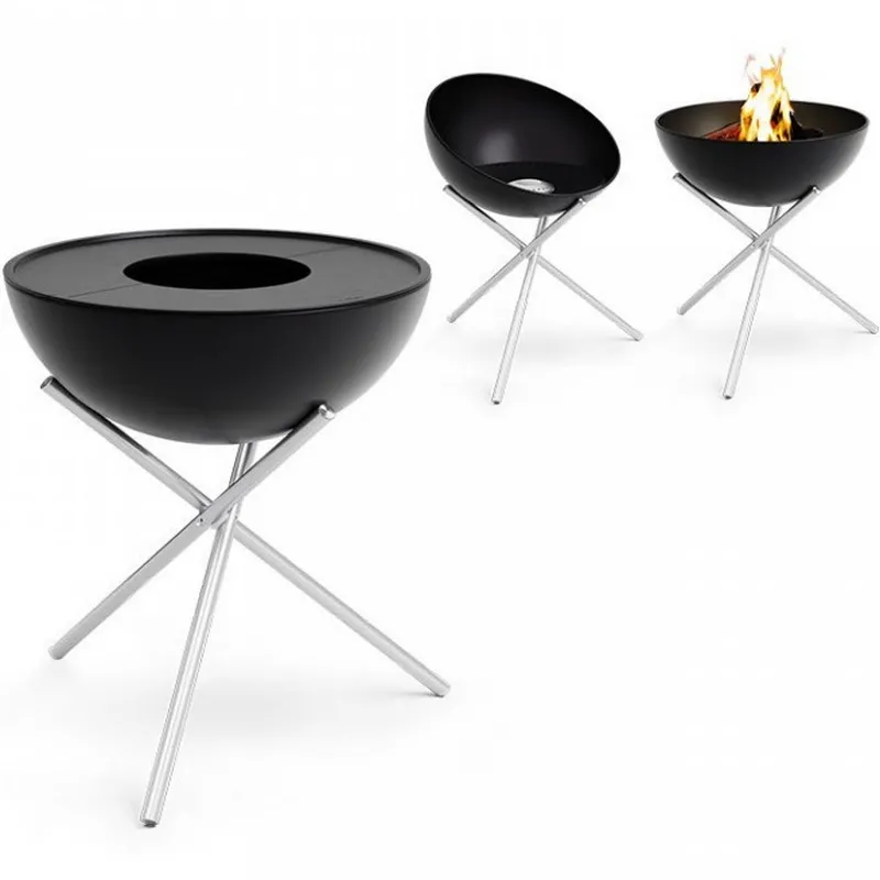 Гриль  кострище Hoefats BOWL 57 Plancha BBQ Set high