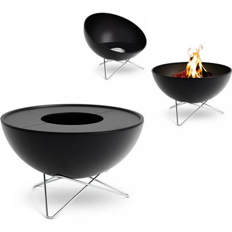 Гриль - кострище Hoefats BOWL 57 Plancha BBQ Set low