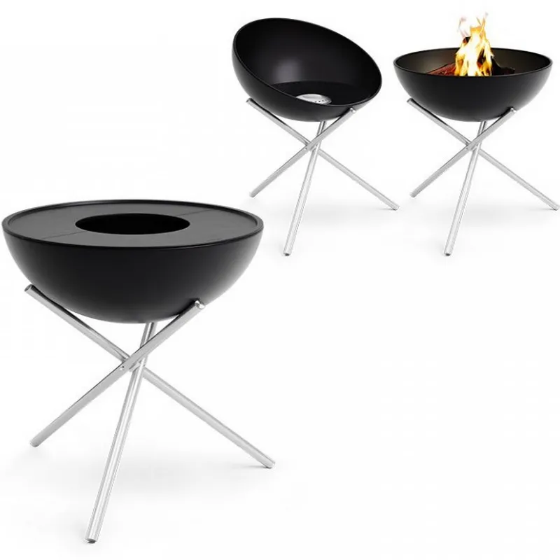 Гриль - кострище Hoefats BOWL 70 Plancha BBQ Set high