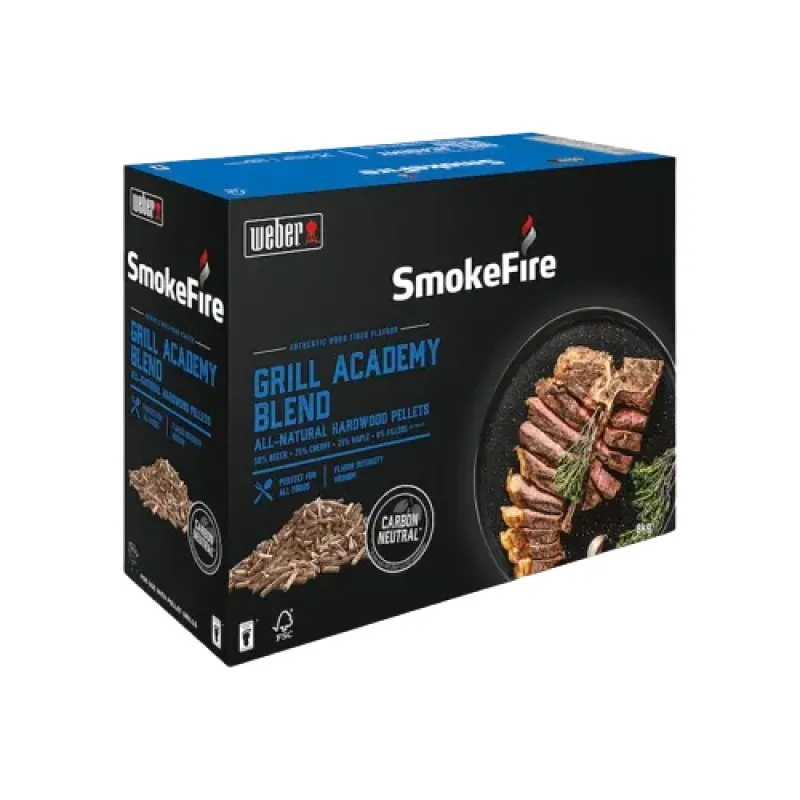 Древесные пеллеты Grill Academy Blend 8 кг Weber