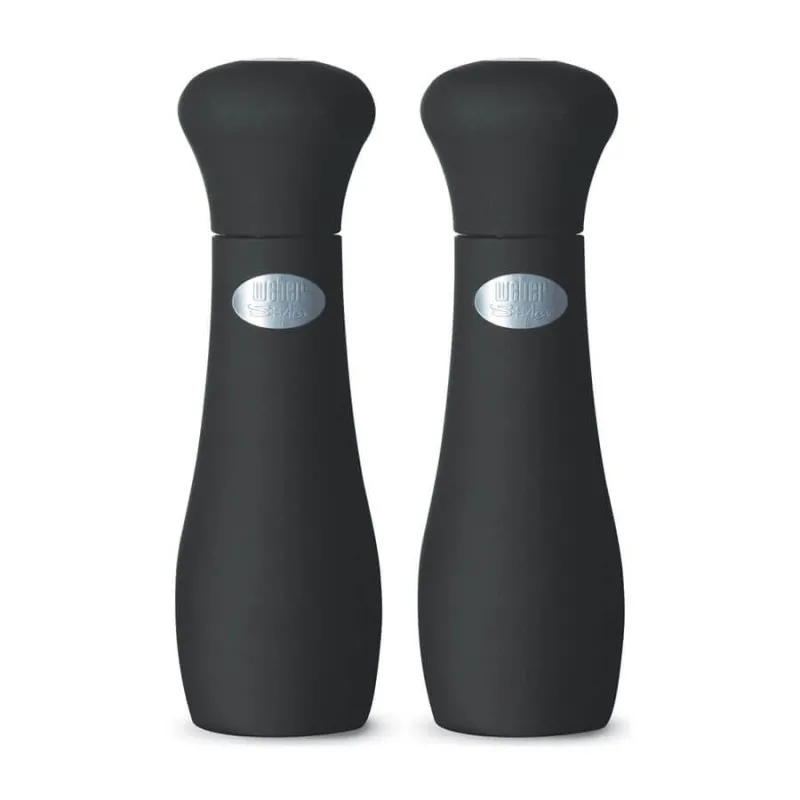 Перцемолка для соли и перца Weber, черный, 19 см (Weber Style)