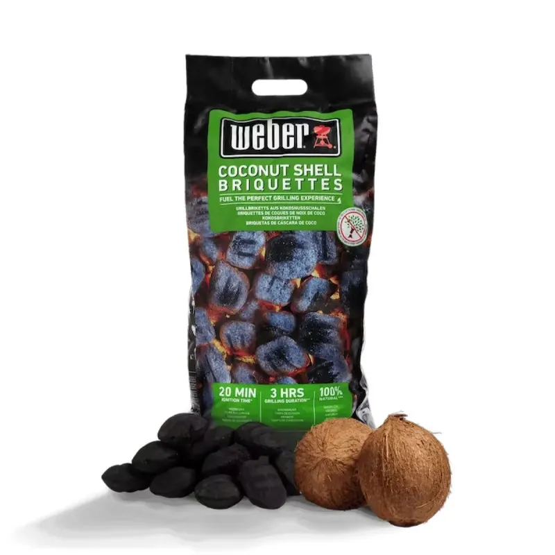Брикеты из кокосовой стружки Weber, 8 кг