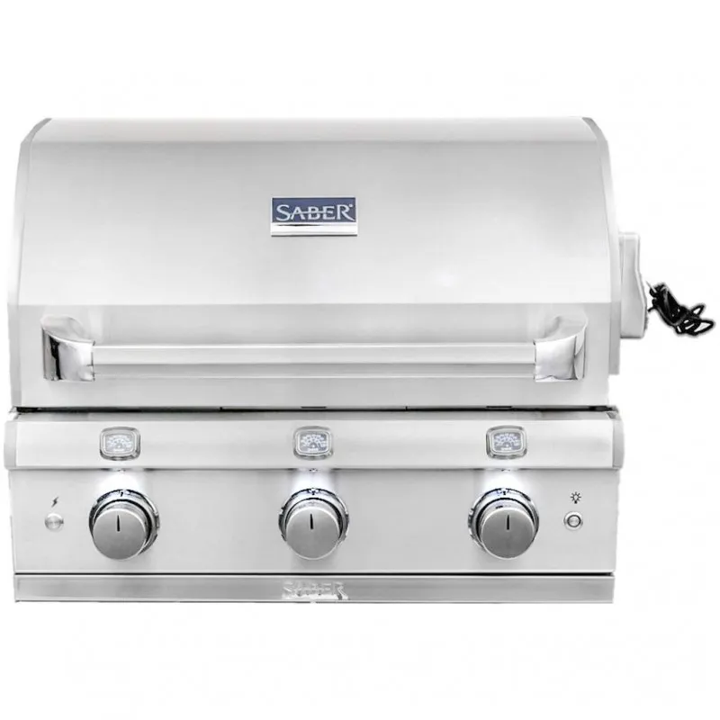 Встраиваемый газовый гриль Saber 1500 ELITE SSE BI