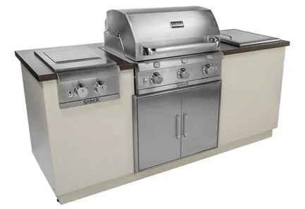 Уличная гриль-кухня Saber EZ Kitchen — I Series Silver