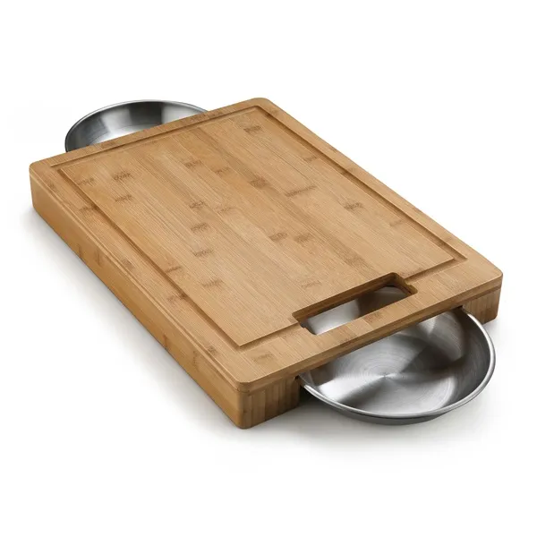 Разделочная доска с двумя емкостями Napoleon
