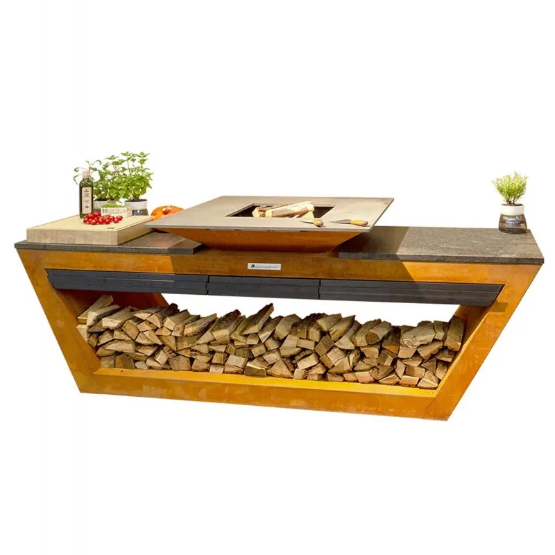 Уличная гриль-кухня Quan Rolling Kitchen Corten