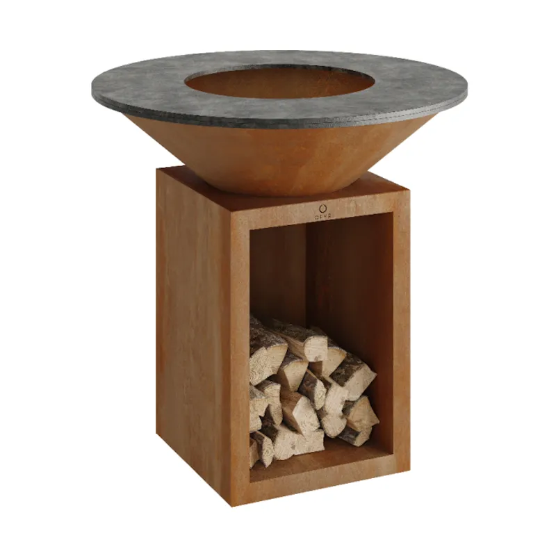 Дровяной гриль-очаг OFYR Classic Storage Corten 100