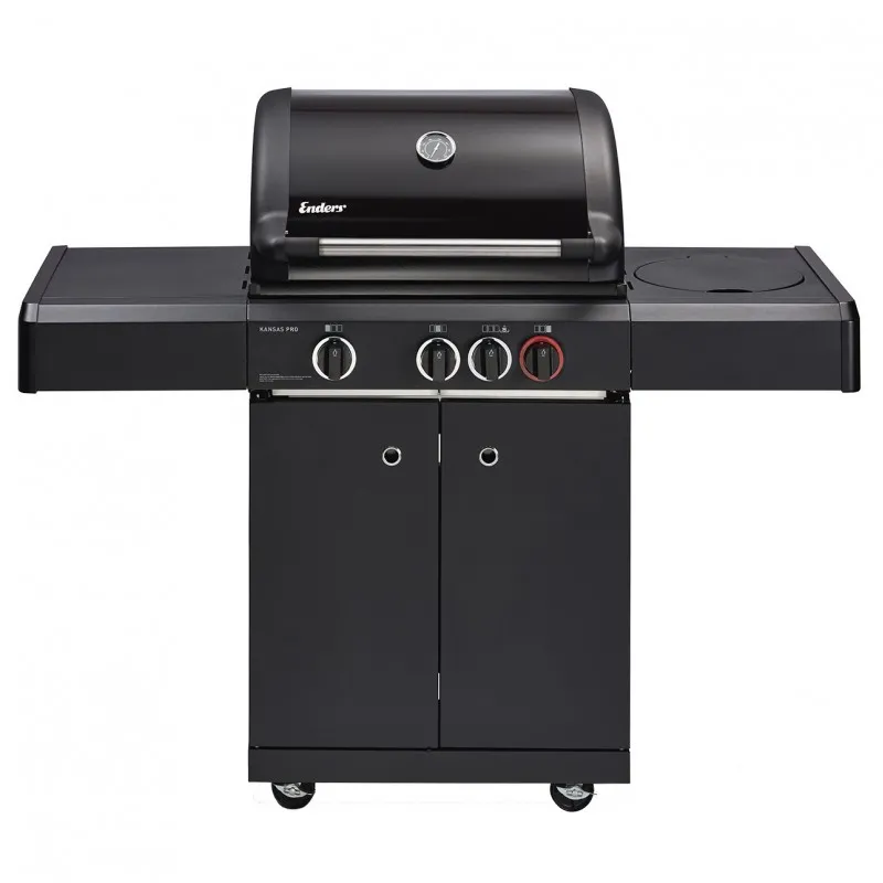 Газовый гриль Enders KANSAS Black Pro 3 K Turbo