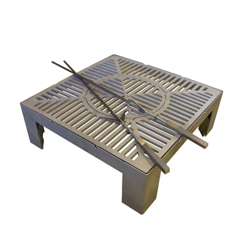 Решетка-гриль + Вок 3-в-1 для дровяного гриля Quan Large