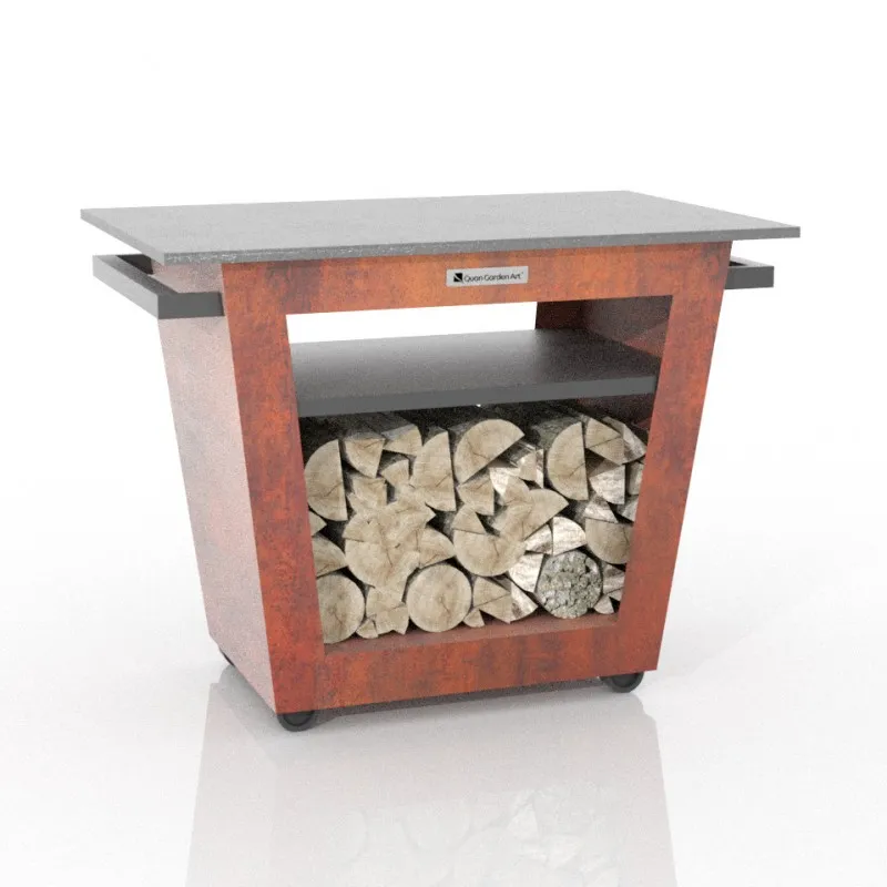 Стол со столешницей из гранита Quan Large Corten