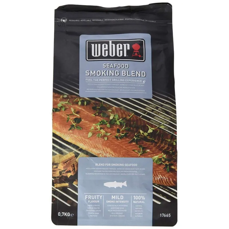 Щепа для копчения к рыбе и морепродуктам Weber, 700 г