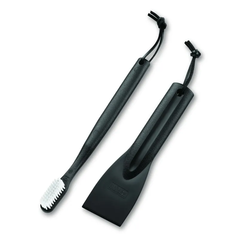 Щетка гибкая и скребок для чистки газового гриля WEBER