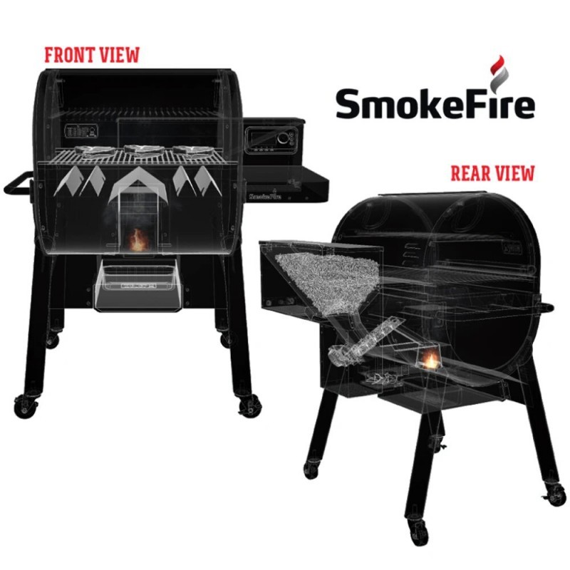 Пеллетный гриль Weber Smoke Fire EX4 GBS