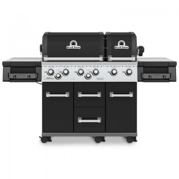 Газовый гриль Broil King Imperial 690 с инфракрасной горелкой, черный